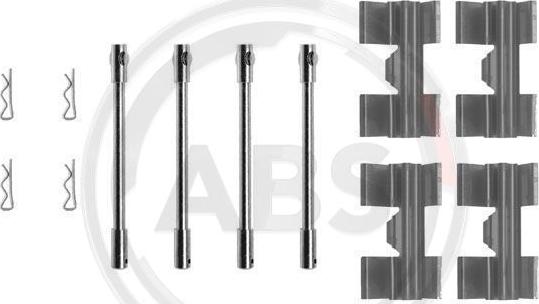 A.B.S. 0967Q - Kit accessori, Pastiglia freno www.autoricambi360.it