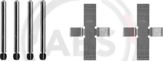 A.B.S. 0902Q - Kit accessori, Pastiglia freno www.autoricambi360.it