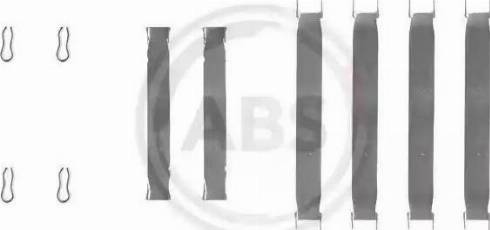 A.B.S. 0937Q - Kit accessori, Pastiglia freno www.autoricambi360.it