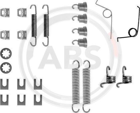 A.B.S. 0545Q - Kit accessori, Ganasce freno www.autoricambi360.it