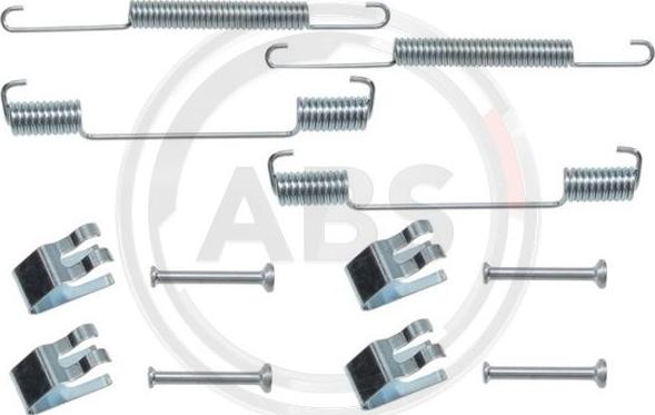 A.B.S. 0608Q - Kit accessori, Ganasce freno www.autoricambi360.it