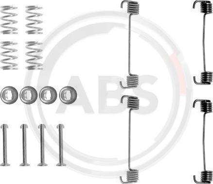 A.B.S. 0619Q - Kit accessori, Ganasce freno stazionamento www.autoricambi360.it