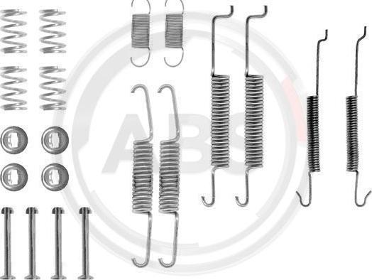 A.B.S. 0680Q - Kit accessori, Ganasce freno www.autoricambi360.it