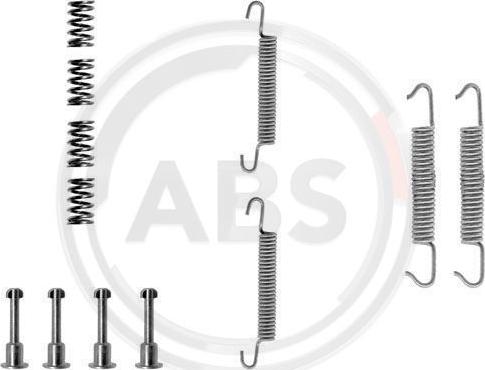 A.B.S. 0621Q - Kit accessori, Ganasce freno stazionamento www.autoricambi360.it