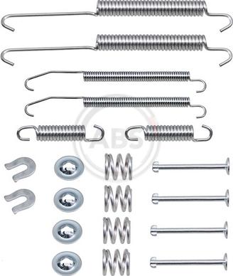 A.B.S. 0033Q - Kit accessori, Ganasce freno www.autoricambi360.it