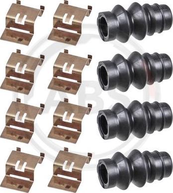 A.B.S. 0135Q - Kit accessori, Pastiglia freno www.autoricambi360.it