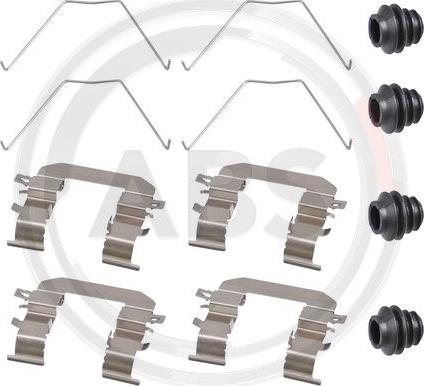 A.B.S. 0131Q - Kit accessori, Pastiglia freno www.autoricambi360.it