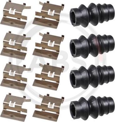 A.B.S. 0120Q - Kit accessori, Pastiglia freno www.autoricambi360.it