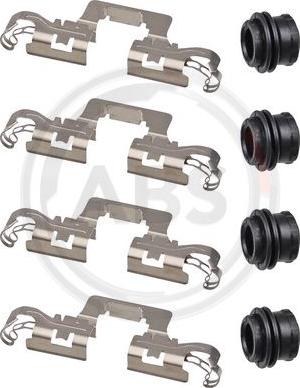 A.B.S. 0128Q - Kit accessori, Pastiglia freno www.autoricambi360.it