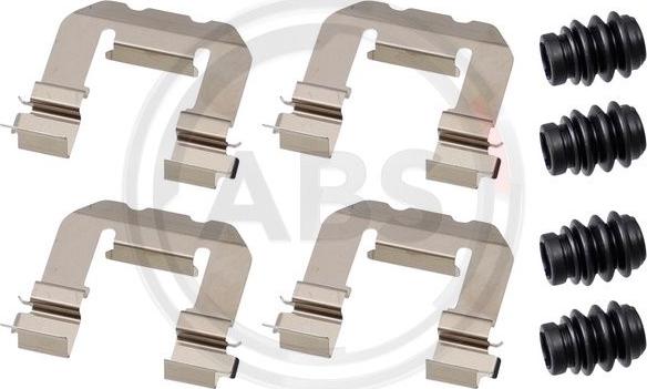 A.B.S. 0127Q - Kit accessori, Pastiglia freno www.autoricambi360.it