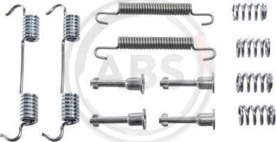 A.B.S. 0801Q - Kit accessori, Ganasce freno stazionamento www.autoricambi360.it