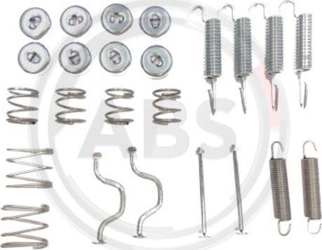 A.B.S. 0816Q - Kit accessori, Ganasce freno stazionamento www.autoricambi360.it