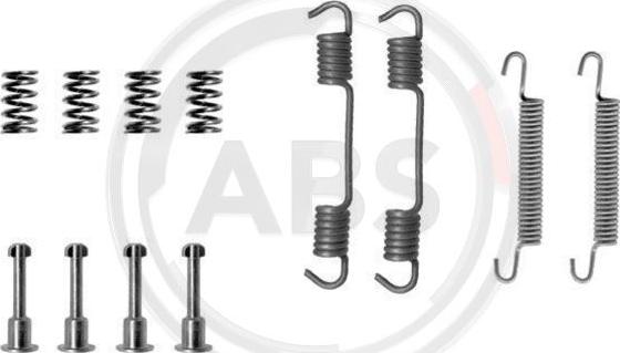 A.B.S. 0708Q - Kit accessori, Ganasce freno stazionamento www.autoricambi360.it