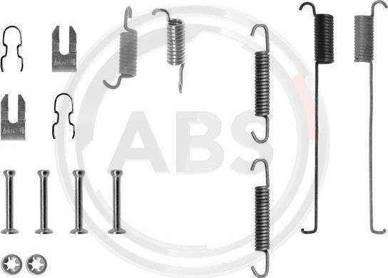 A.B.S. 0739Q - Kit accessori, Ganasce freno www.autoricambi360.it