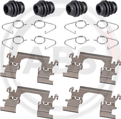 A.B.S. 1953Q - Kit accessori, Pastiglia freno www.autoricambi360.it