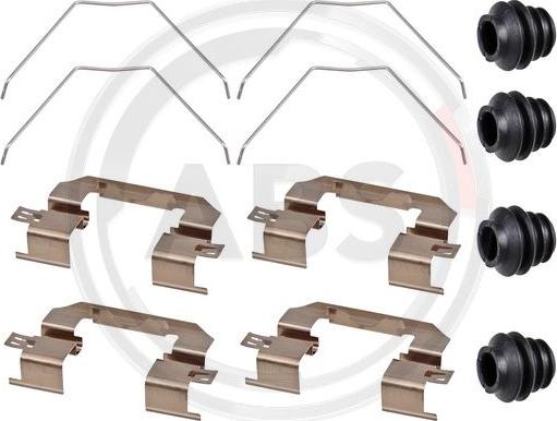 A.B.S. 1963Q - Kit accessori, Pastiglia freno www.autoricambi360.it