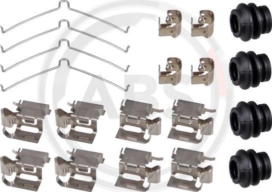 A.B.S. 1901Q - Kit accessori, Pastiglia freno www.autoricambi360.it