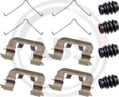 A.B.S. 1989Q - Kit accessori, Pastiglia freno www.autoricambi360.it