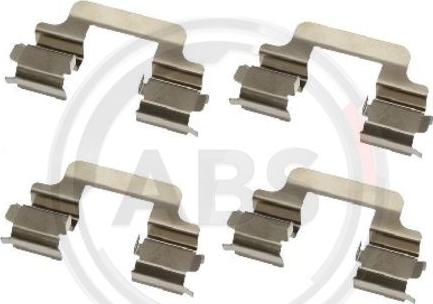 A.B.S. 1610Q - Kit accessori, Pastiglia freno www.autoricambi360.it