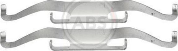 A.B.S. 1681Q - Kit accessori, Pastiglia freno www.autoricambi360.it
