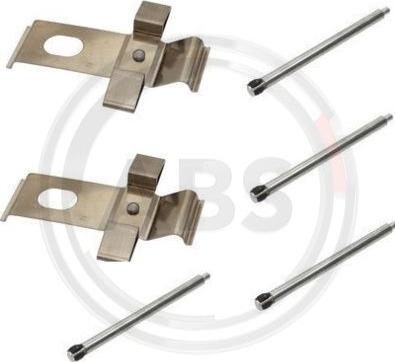 A.B.S. 1634Q - Kit accessori, Pastiglia freno www.autoricambi360.it