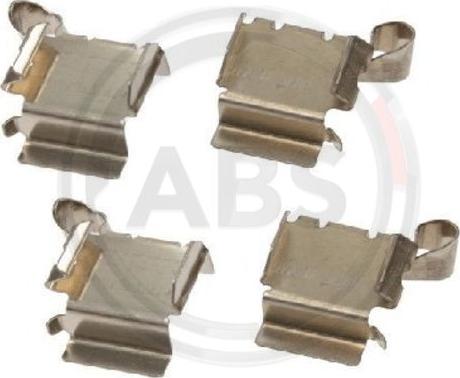 A.B.S. 1622Q - Kit accessori, Pastiglia freno www.autoricambi360.it
