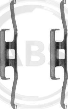 A.B.S. 1098Q - Kit accessori, Pastiglia freno www.autoricambi360.it