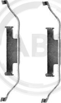 A.B.S. 1097Q - Kit accessori, Pastiglia freno www.autoricambi360.it