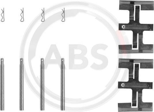 A.B.S. 1045Q - Kit accessori, Pastiglia freno www.autoricambi360.it
