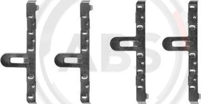 A.B.S. 1048Q - Kit accessori, Pastiglia freno www.autoricambi360.it