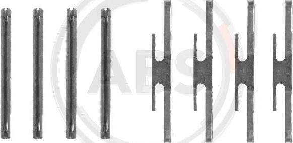 A.B.S. 1065Q - Kit accessori, Pastiglia freno www.autoricambi360.it
