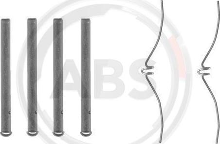 A.B.S. 1061Q - Kit accessori, Pastiglia freno www.autoricambi360.it