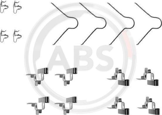 A.B.S. 1030Q - Kit accessori, Pastiglia freno www.autoricambi360.it
