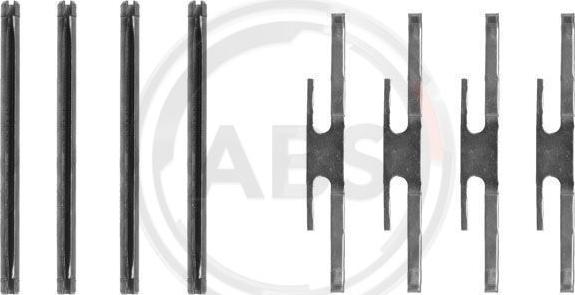 A.B.S. 1072Q - Kit accessori, Pastiglia freno www.autoricambi360.it