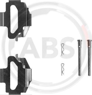 A.B.S. 1141Q - Kit accessori, Pastiglia freno www.autoricambi360.it