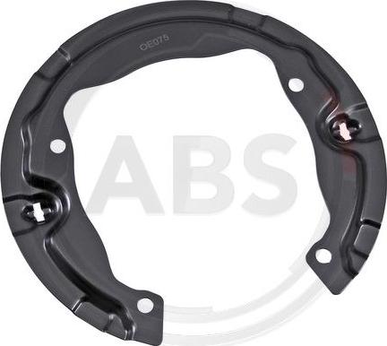 A.B.S. 11568 - Lamiera paraspruzzi, Disco freno www.autoricambi360.it