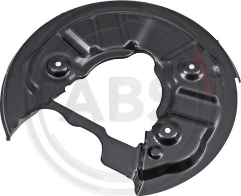 A.B.S. 11512 - Lamiera paraspruzzi, Disco freno www.autoricambi360.it