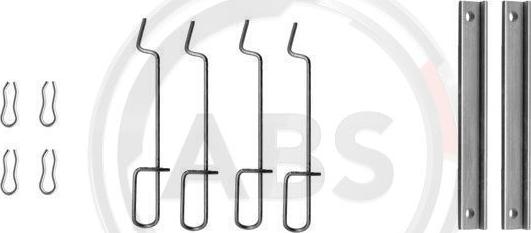 A.B.S. 1151Q - Kit accessori, Pastiglia freno www.autoricambi360.it