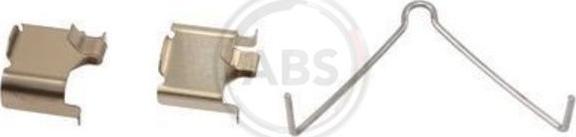 A.B.S. 1166Q - Kit accessori, Pastiglia freno www.autoricambi360.it