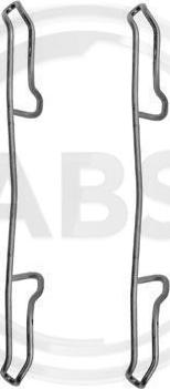 A.B.S. 1100Q - Kit accessori, Pastiglia freno www.autoricambi360.it