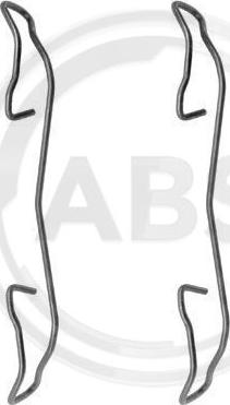 A.B.S. 1187Q - Kit accessori, Pastiglia freno www.autoricambi360.it