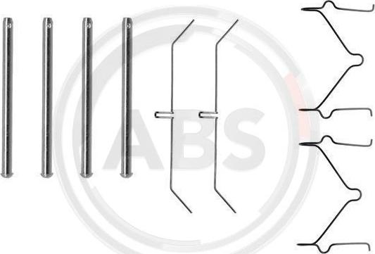 A.B.S. 1129Q - Kit accessori, Pastiglia freno www.autoricambi360.it