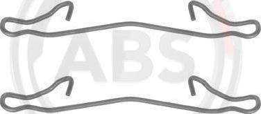 A.B.S. 1121Q - Kit accessori, Pastiglia freno www.autoricambi360.it