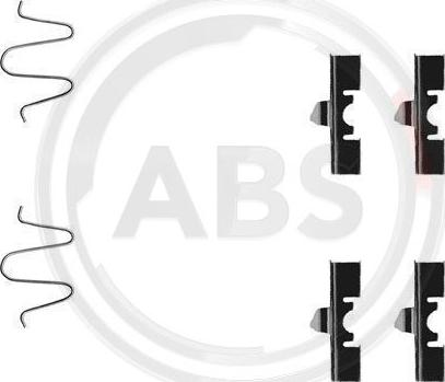 A.B.S. 1170Q - Kit accessori, Pastiglia freno www.autoricambi360.it