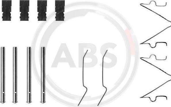 A.B.S. 1173Q - Kit accessori, Pastiglia freno www.autoricambi360.it