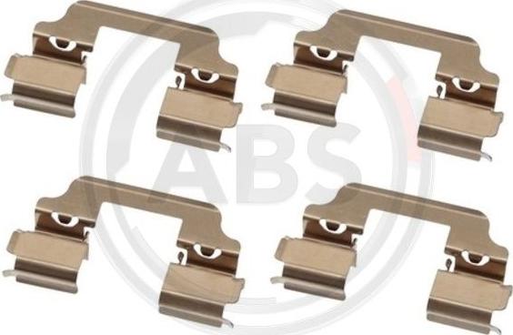 A.B.S. 1828Q - Kit accessori, Pastiglia freno www.autoricambi360.it