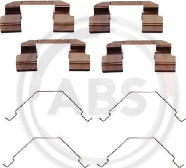 A.B.S. 1292Q - Kit accessori, Pastiglia freno www.autoricambi360.it