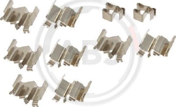 A.B.S. 1244Q - Kit accessori, Pastiglia freno www.autoricambi360.it