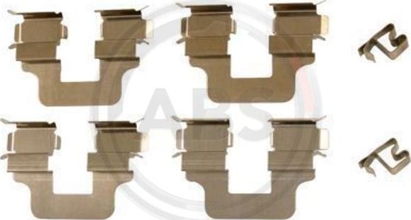 A.B.S. 1245Q - Kit accessori, Pastiglia freno www.autoricambi360.it