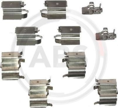 A.B.S. 1240Q - Kit accessori, Pastiglia freno www.autoricambi360.it